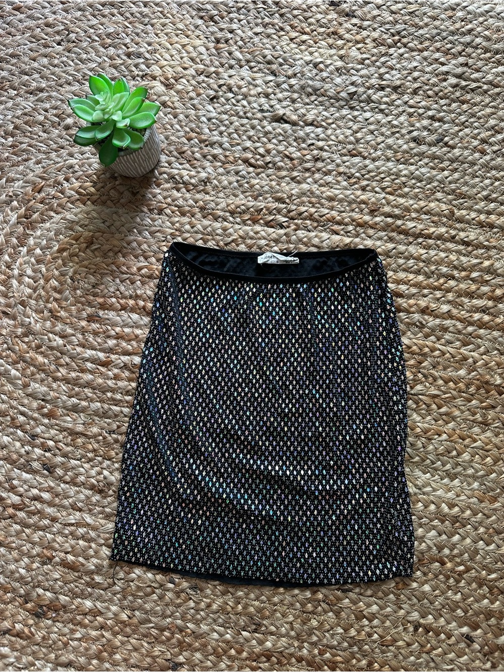 SEQUIN MINI SKIRT